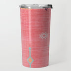 Cactus Silk Pattern in Pink Travel Mug Gallery Image 2