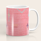 Cactus Silk Pattern in Pink Coffee Mug Gallery Image 1