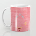 Cactus Silk Pattern in Pink Coffee Mug Gallery Image 3