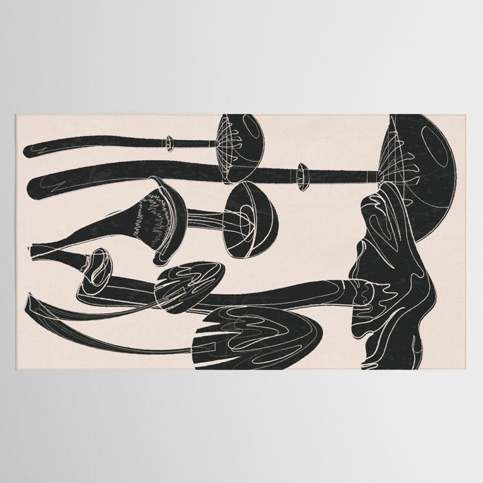 Abstract Mushrooms 12 Tablecloth Gallery Image 2