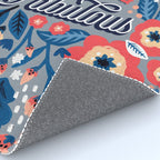 F*cking Fabulous - Denim & Coral Palette Rug Gallery Image 4