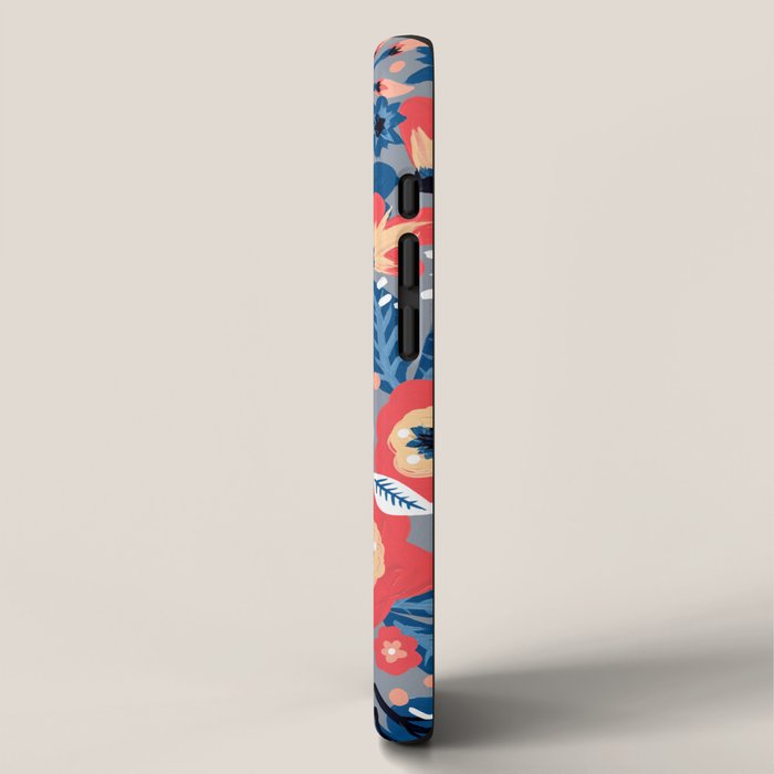 F*cking Fabulous - Denim & Coral Palette iPhone Case Gallery Image 2