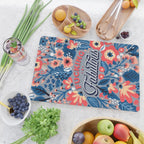 F*cking Fabulous - Denim & Coral Palette Cutting Board Gallery Image 2