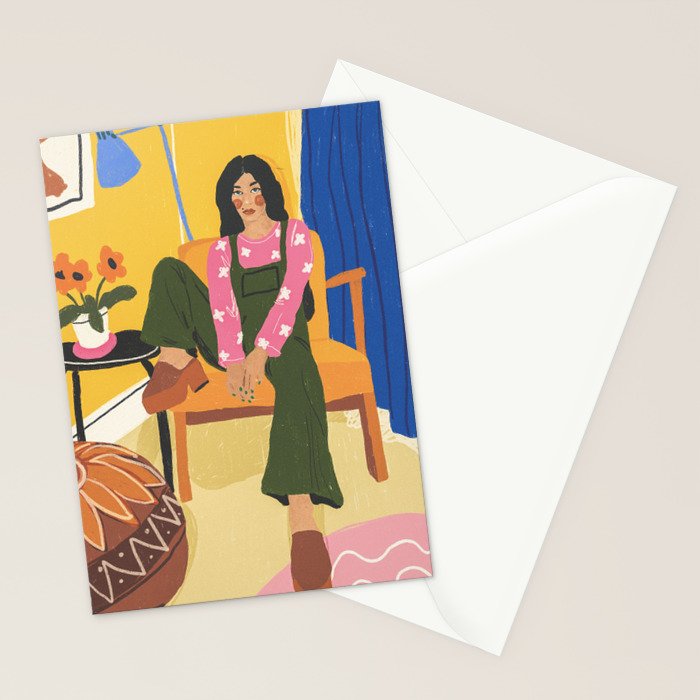 70s babe Stationery Card Gallery Image 2