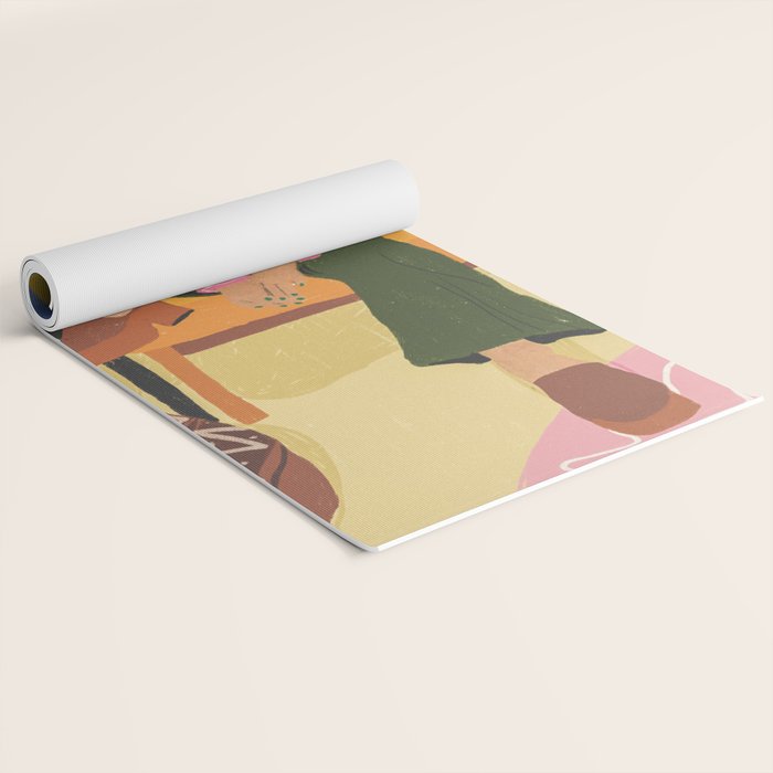 70s babe Yoga Mat Gallery Image 2