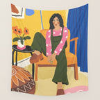 70s babe Wall Tapestry Gallery Image 4