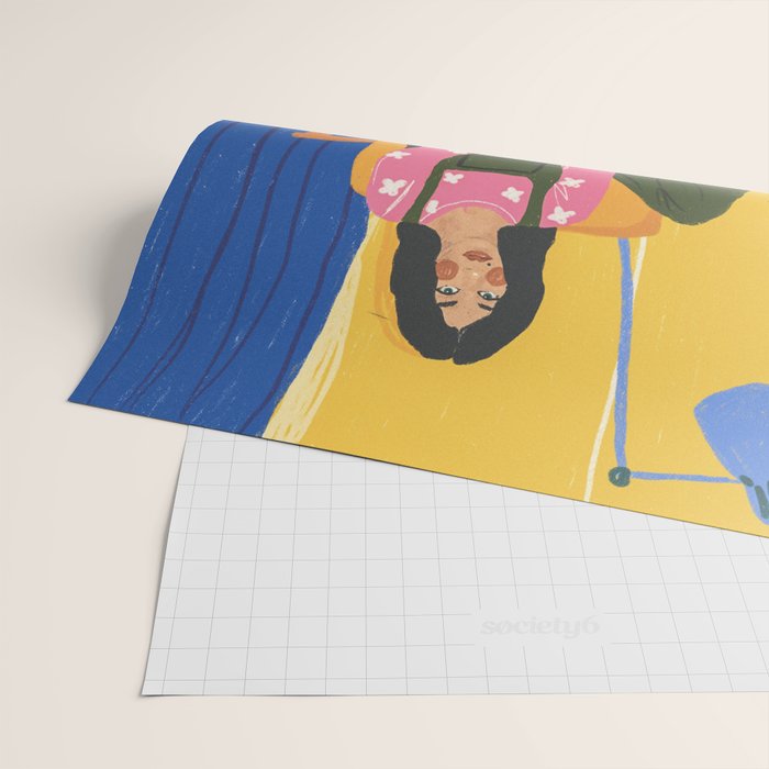 70s babe Wrapping Paper Gallery Image 2