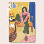 70s babe Cutting Board Gallery Image 1