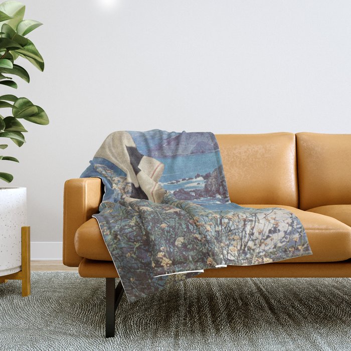 Somewhere Else Throw Blanket Gallery Image 1