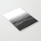 ocean horizon black and white landscape photography Notebook Gallery Image 3