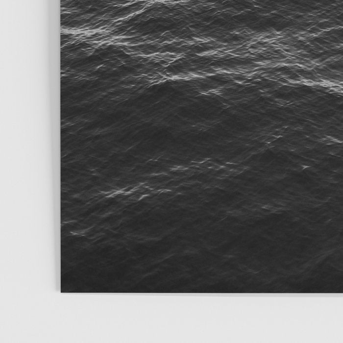 ocean horizon black and white landscape photography Poster Gallery Image 3