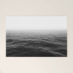 ocean horizon black and white landscape photography Welcome Mat Gallery Image 1