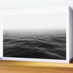 ocean horizon black and white landscape photography Wall Mural Gallery Image 2