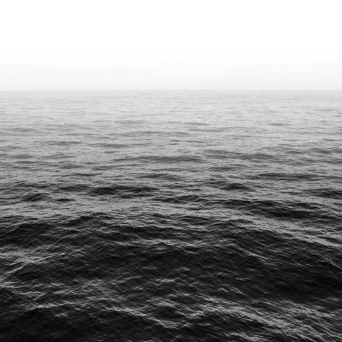 ocean horizon black and white landscape photography Coffee Mug Gallery Image 2