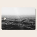 ocean horizon black and white landscape photography Cutting Board Gallery Image 1