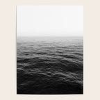 ocean horizon black and white landscape photography Poster Gallery Image 4