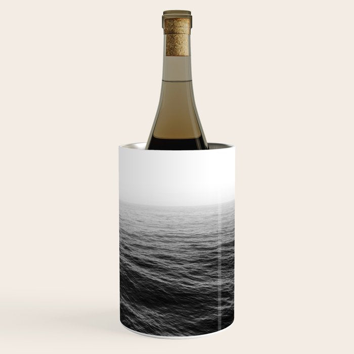ocean horizon black and white landscape photography Wine Chiller Gallery Image 3