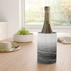 ocean horizon black and white landscape photography Wine Chiller Gallery Image 4