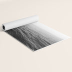 ocean horizon black and white landscape photography Yoga Mat Gallery Image 2