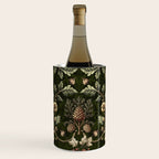 William Morris Woodland Nostalgia Emerald Green Wine Chiller Gallery Image 1