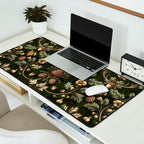 William Morris Woodland Nostalgia Emerald Green Desk Mat Gallery Image 2