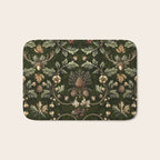 William Morris Woodland Nostalgia Emerald Green Bath Mat Gallery Image 1
