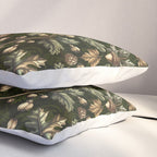 William Morris Woodland Nostalgia Emerald Green Pillow Sham Gallery Image 3