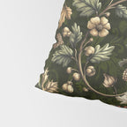 William Morris Woodland Nostalgia Emerald Green Pillow Sham Gallery Image 4