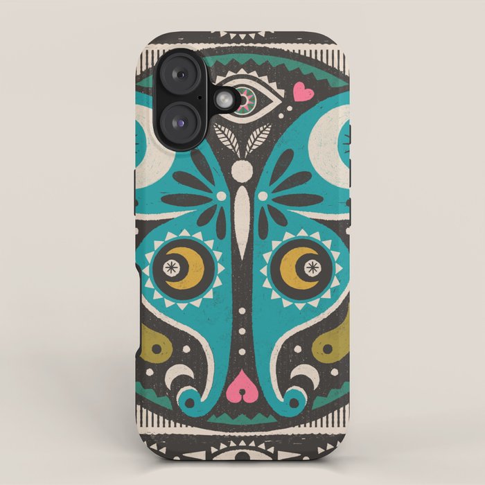 Luna Moth - Black iPhone Case Gallery Image 1
