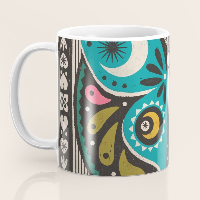 Luna Moth - Black Coffee Mug Gallery Image 3