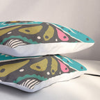 Luna Moth - Black Pillow Sham Gallery Image 3