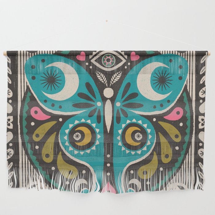 Luna Moth - Black Wall Hanging Gallery Image 1