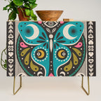 Luna Moth - Black Credenza Gallery Image 1