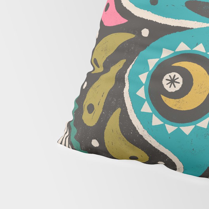Luna Moth - Black Pillow Sham Gallery Image 4