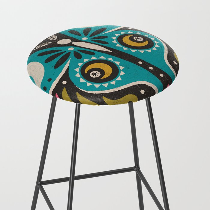 Luna Moth - Black Stool Gallery Image 2