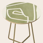 abstract minimal 57 Green Side Table Gallery Image 2