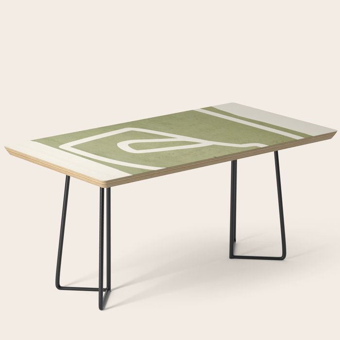 abstract minimal 57 Green Coffee Table Gallery Image 1