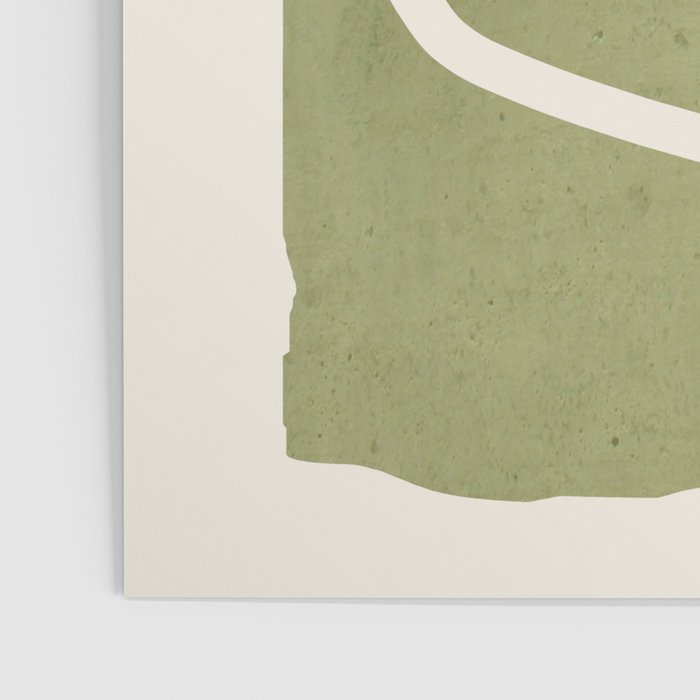 abstract minimal 57 Green Poster Gallery Image 3