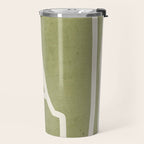 abstract minimal 57 Green Travel Mug Gallery Image 2
