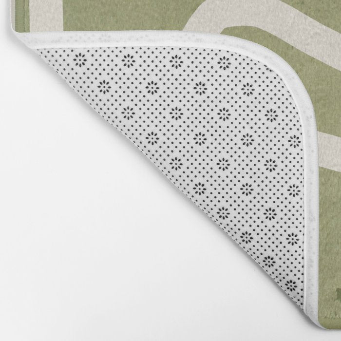 abstract minimal 57 Green Bath Mat Gallery Image 2