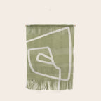 abstract minimal 57 Green Wall Hanging Gallery Image 1