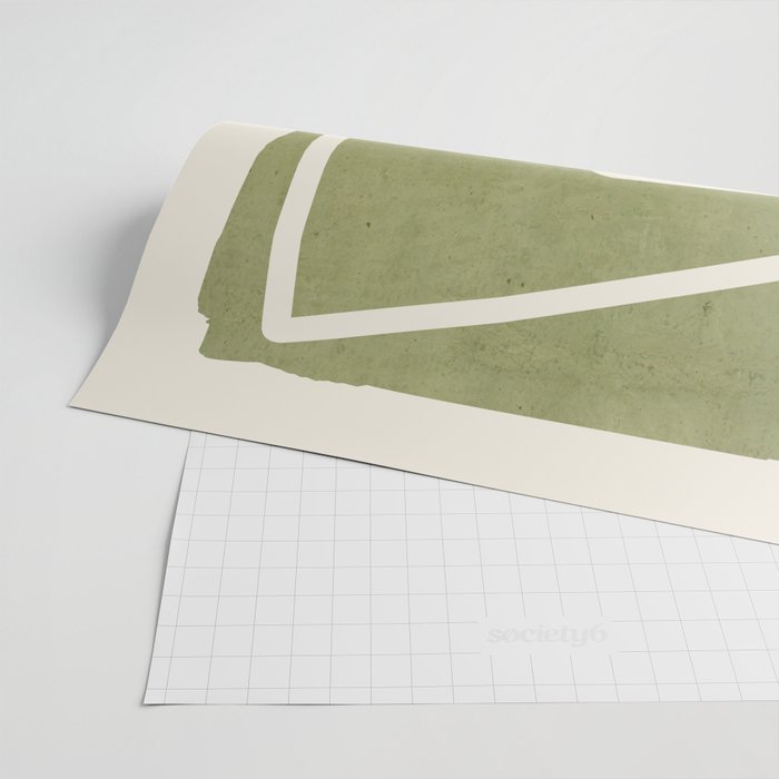 abstract minimal 57 Green Wrapping Paper Gallery Image 2