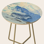 The Jungfrau Vintage Beautiful Japanese Woodblock Print Hiroshi Yoshida Side Table Gallery Image 2