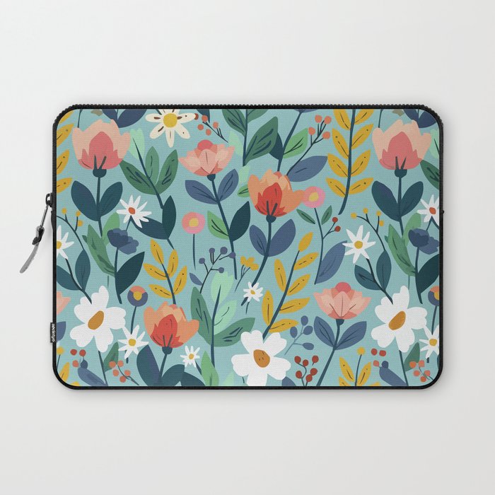 Whimsy Floral Infusion Laptop Sleeve Gallery Image 1