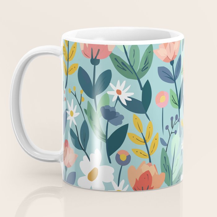 Whimsy Floral Infusion Coffee Mug Gallery Image 3