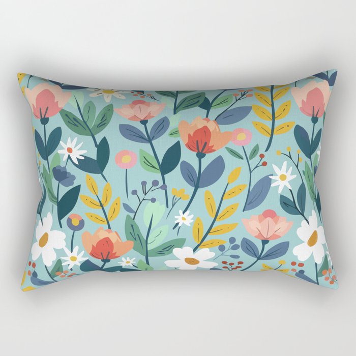 Whimsy Floral Infusion Rectangular Pillow Gallery Image 2