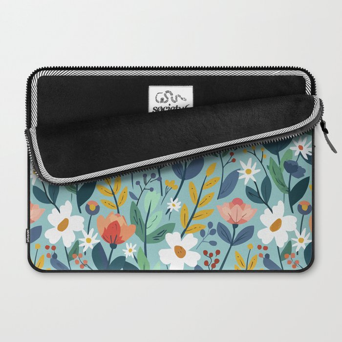Whimsy Floral Infusion Laptop Sleeve Gallery Image 2