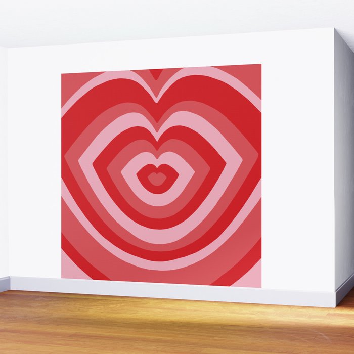 Hypnotic Cherry Lips Wall Mural Gallery Image 2