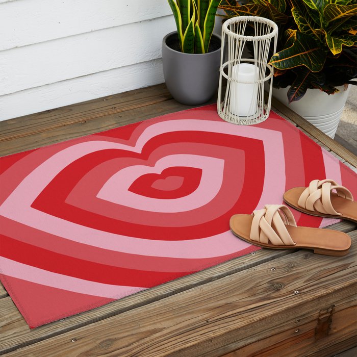 Hypnotic Cherry Lips Outdoor Rug Gallery Image 2
