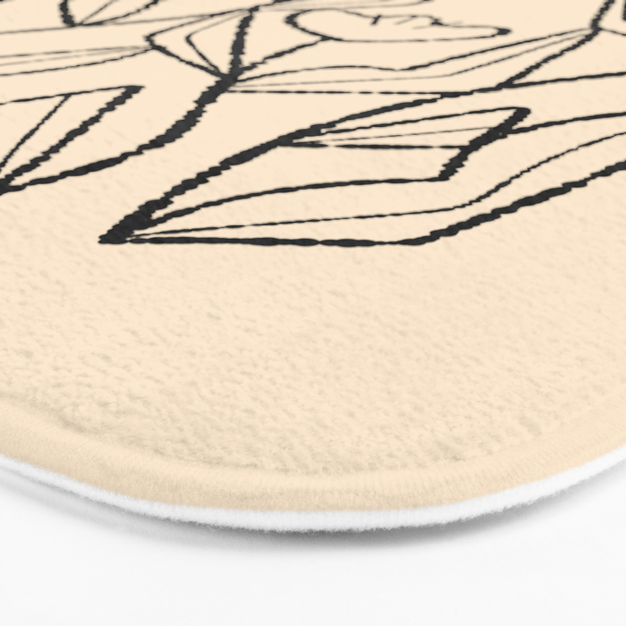 Linear Tulips Bath Mat Gallery Image 3